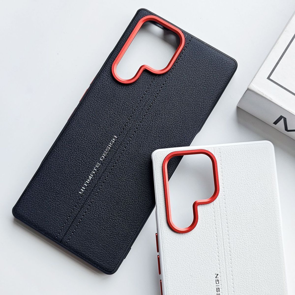 Phone Accessories Red - Capa de Luxo em Couro PU
