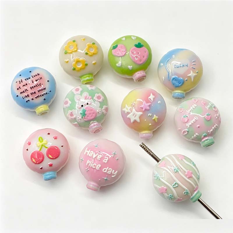 Phone Accessories Beads - 10 peças de Contas com Furo