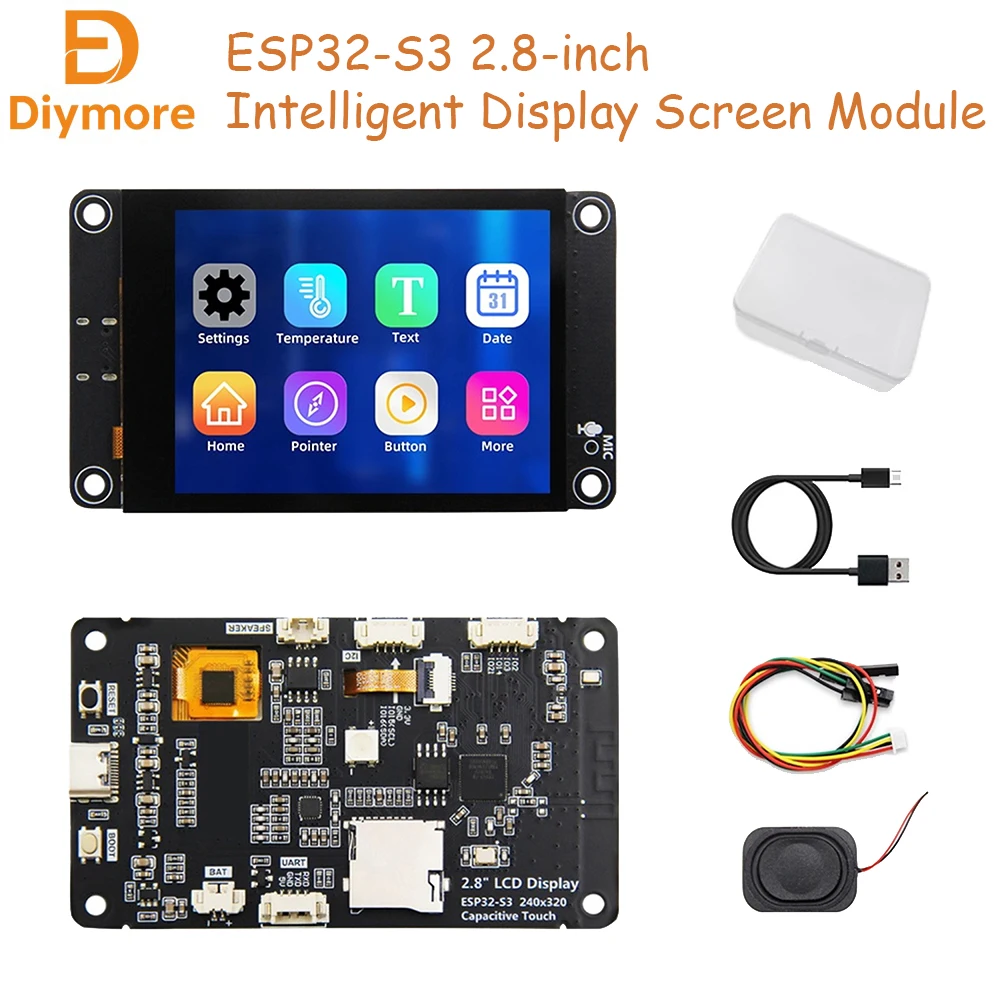 Phone Accessories Display Board - Placa de Desenvolvimento ESP32-S3 com Wifi