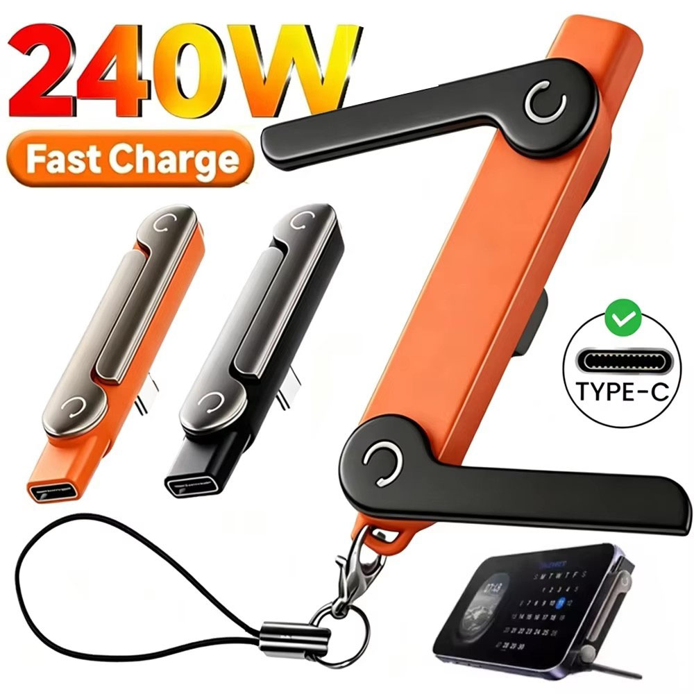 Fast Charging Cable - 1 unidade de Adaptador de Carregamento