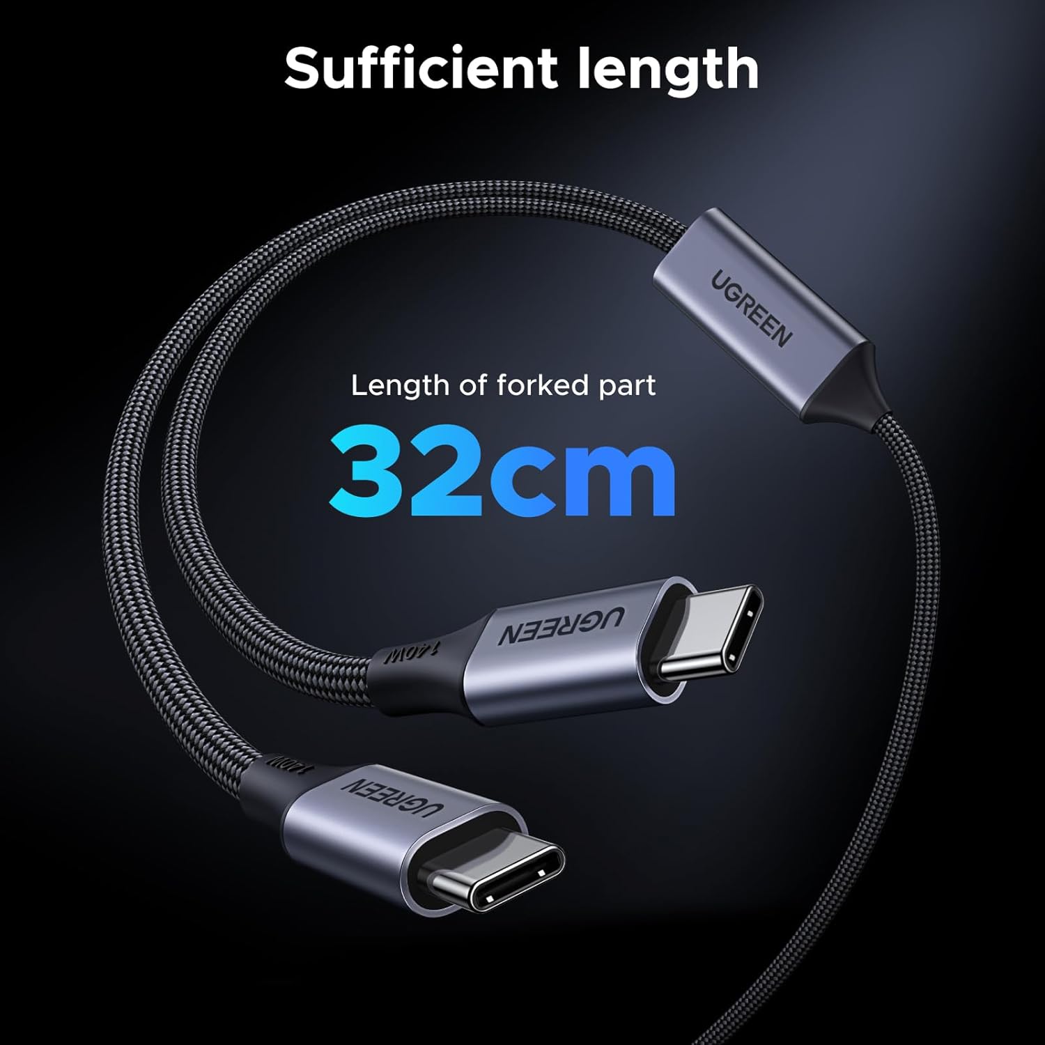 Fast Charging Cable - Cabo UGREEN USB C de 140