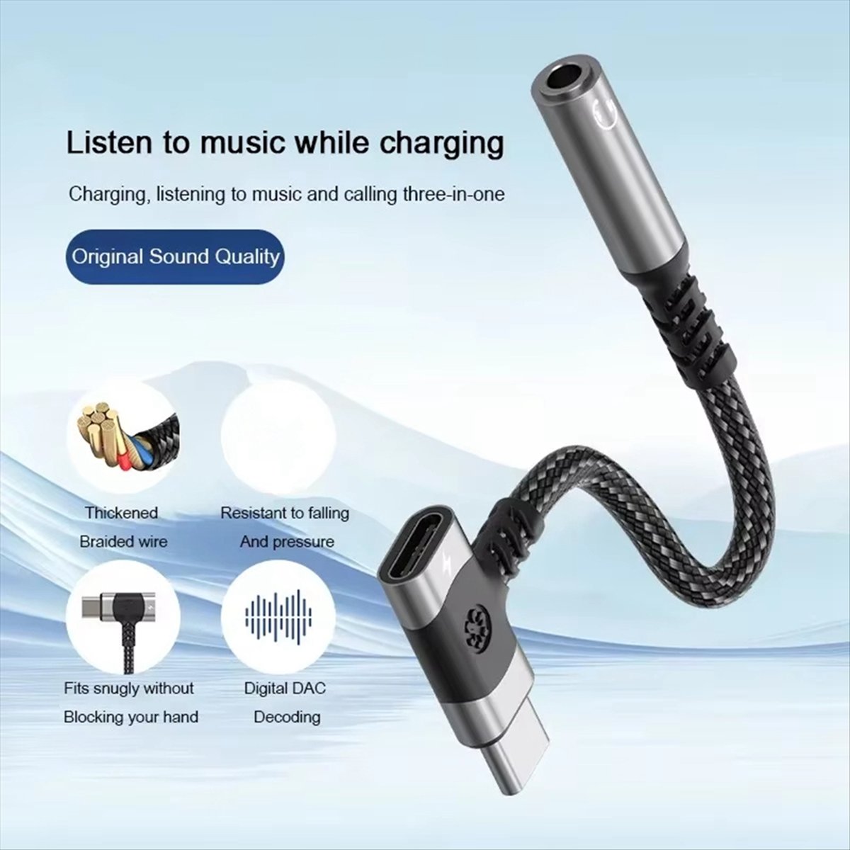 Fast Charging Cable - * A14E 2 em 1 USB