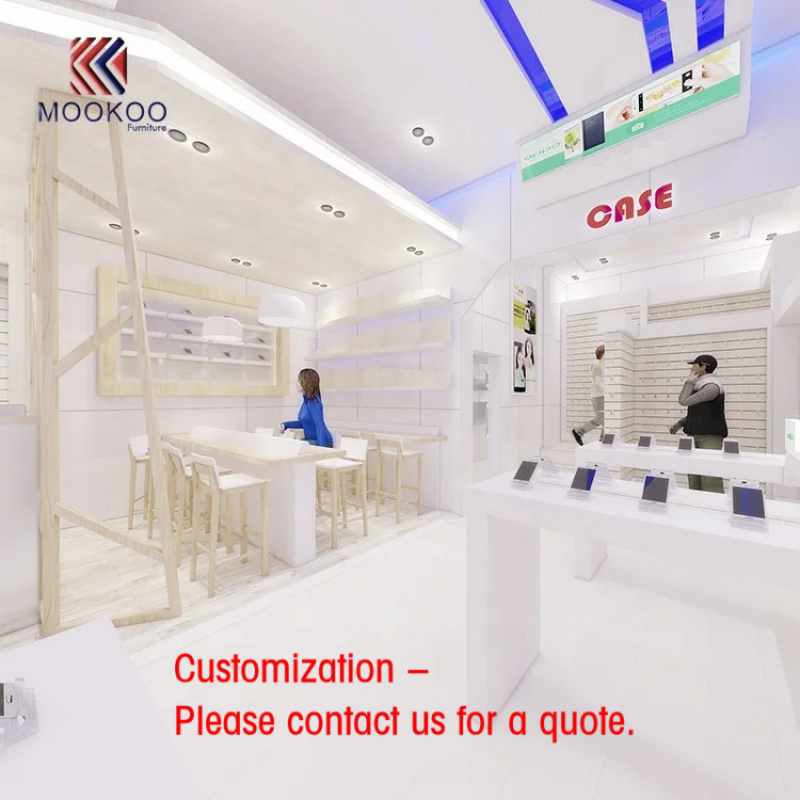 Phone Accessories Shop Design - Expositores de loja de celulares com
