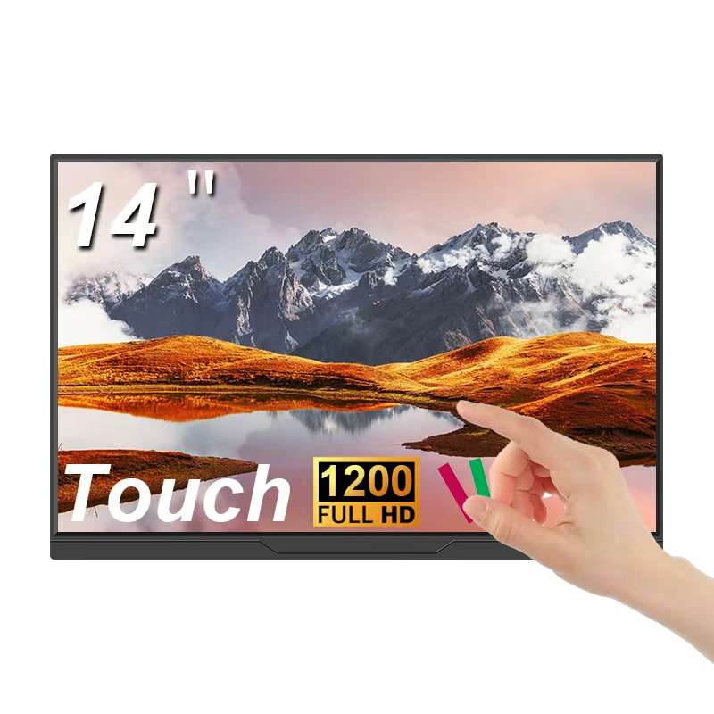 Phone Accessories Display Board - Monitor Portátil Touchscreen de 14 Polegadas