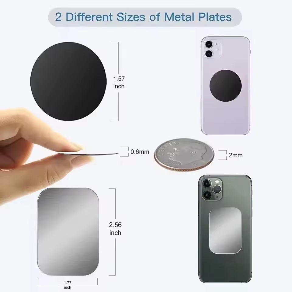 5/10 peças Placa Metálica Magn - Phone Accessories Quotes avaliação e preço