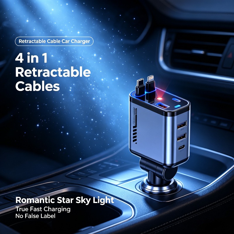 Carregador de Carro 120W com C - Fast Charging Cable avaliação e preço