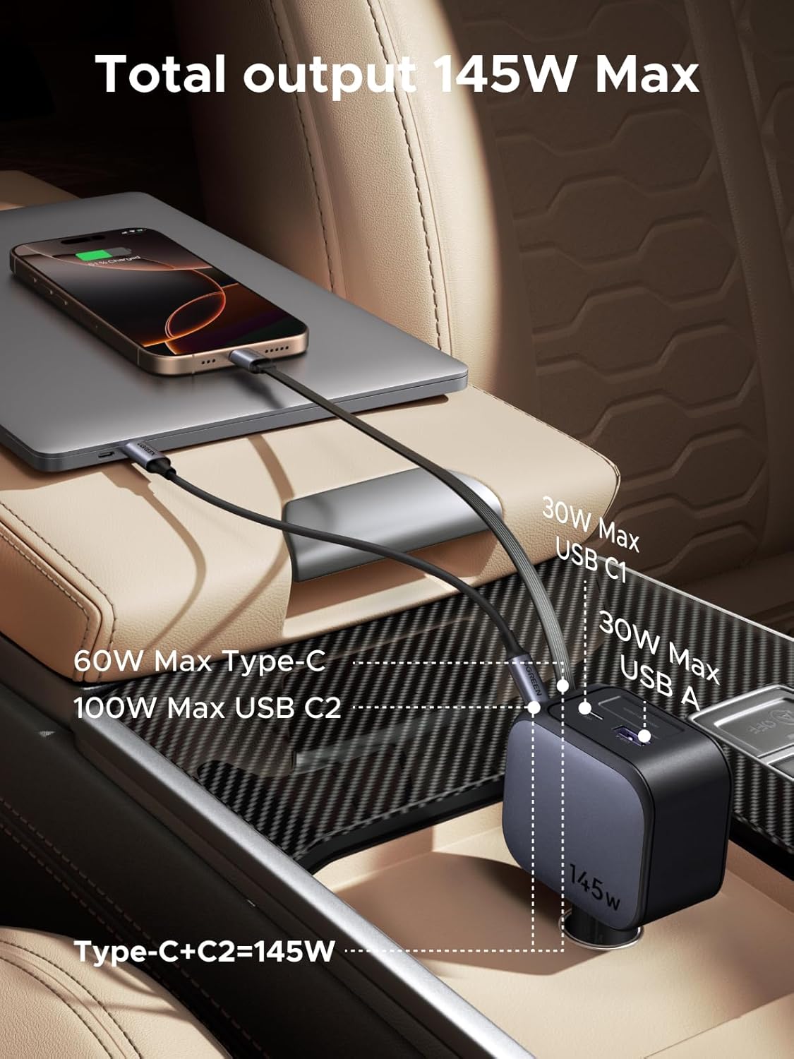 Carregador de carro retrátil U - Fast Charging Cable avaliação e preço