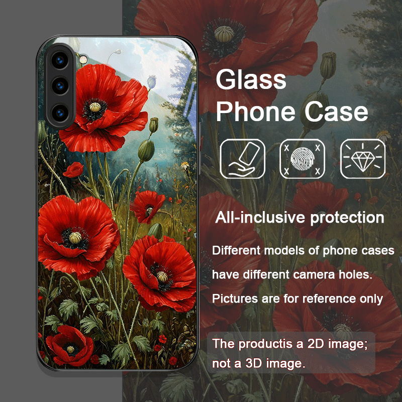 Capa de Telefone de Vidro Temp - Phone Accessories Red avaliação e preço