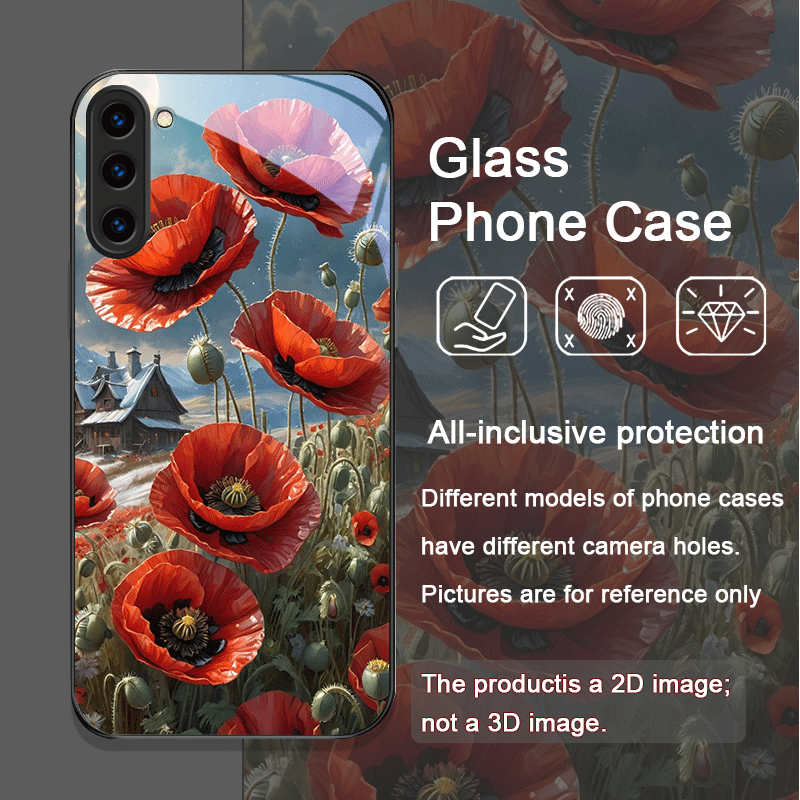 Capa de Telefone de Vidro Temp - Phone Accessories Red avaliação e preço