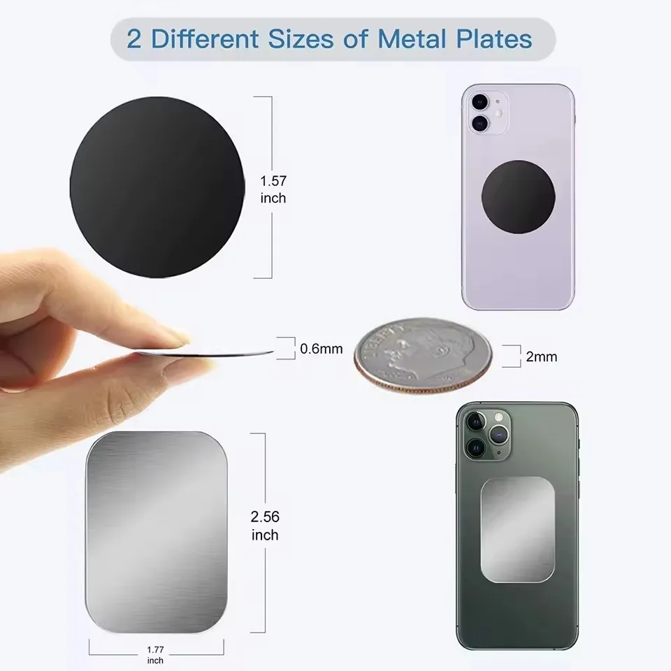 Placa Metálica Magnética Fina  - Phone Accessories Quotes avaliação e preço