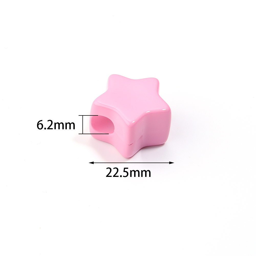 6Pcs / Lot Acrílico Grandes Pe - Phone Accessories Beads avaliação e preço