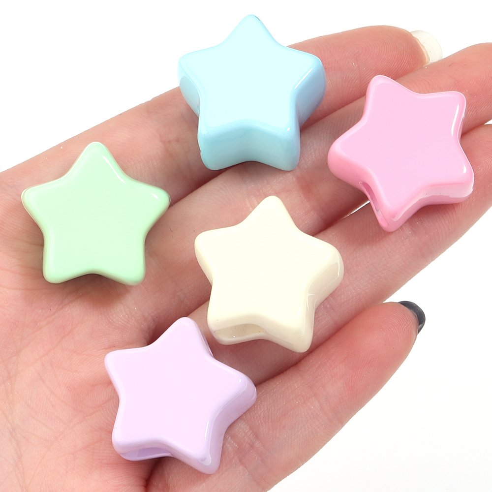 6Pcs / Lot Acrílico Grandes Pe - Phone Accessories Beads avaliação e preço
