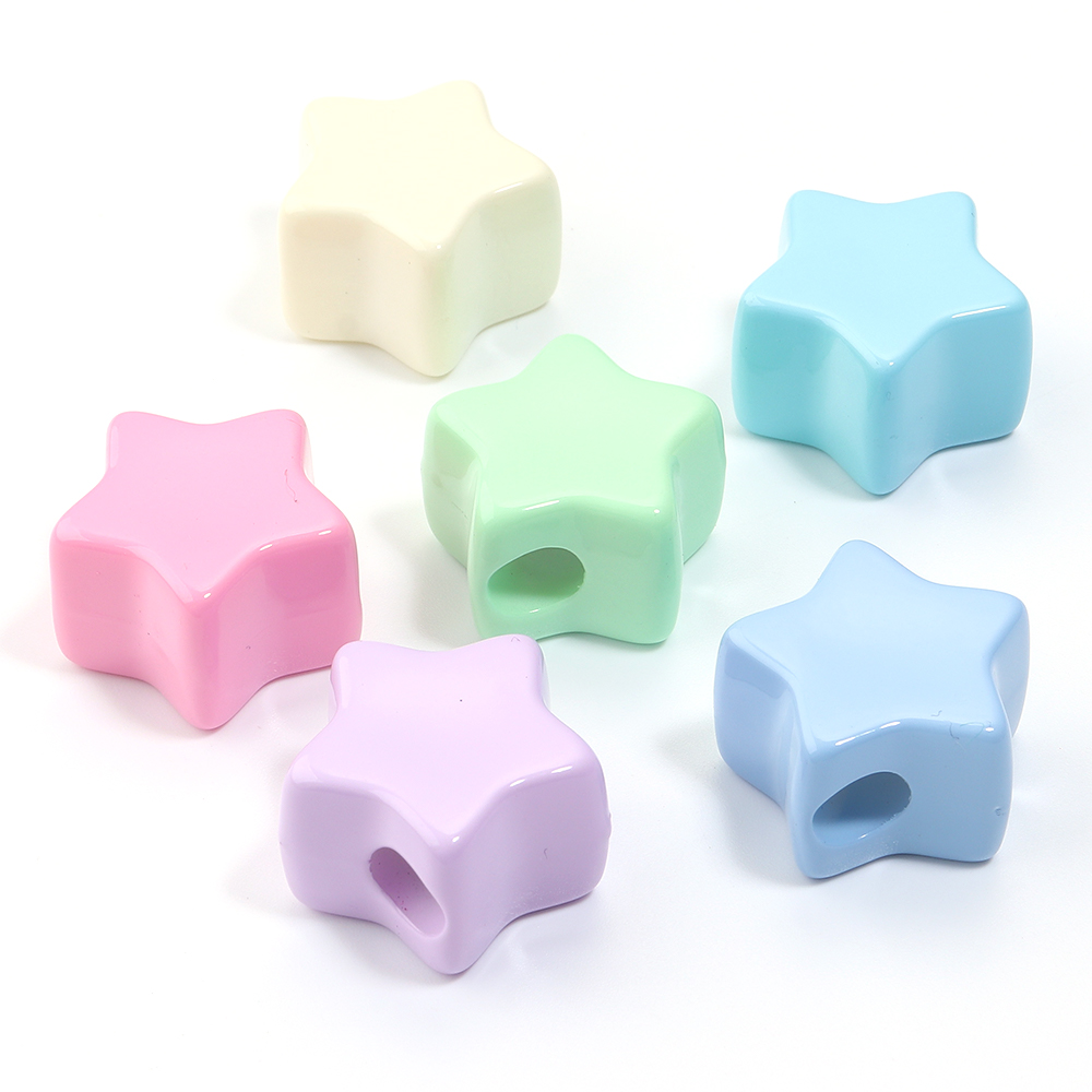 6Pcs / Lot Acrílico Grandes Pe - Phone Accessories Beads avaliação e preço