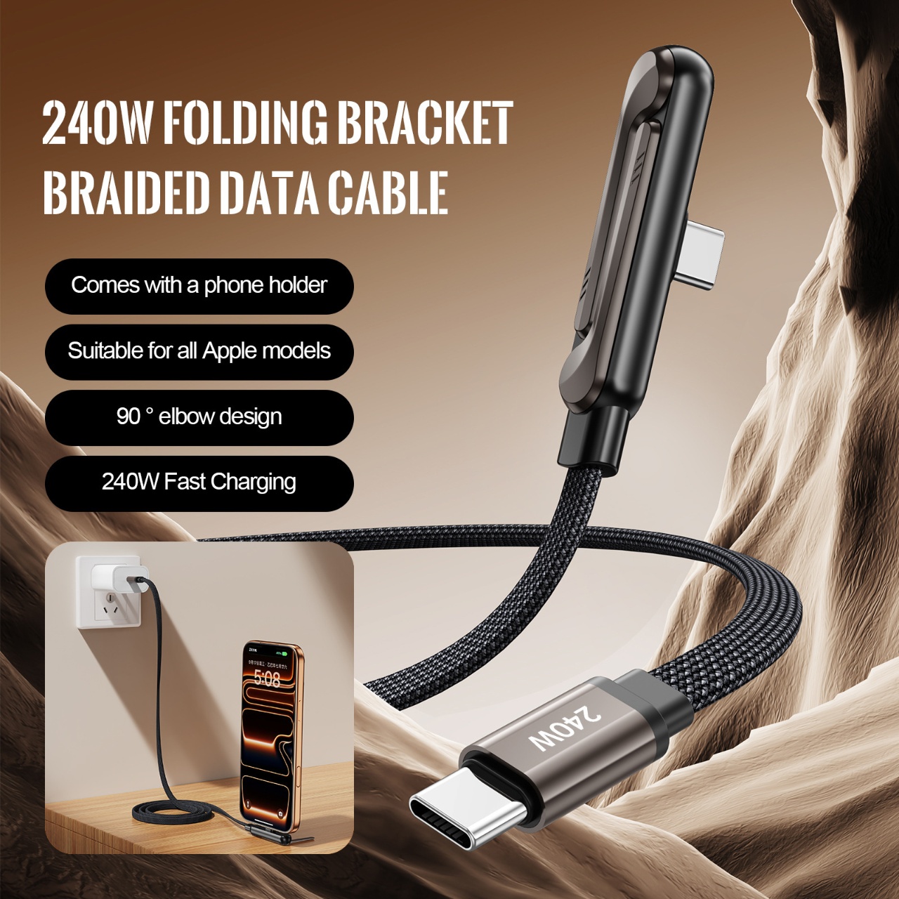 Cabo de Carregamento Rápido PD - Fast Charging Cable avaliação e preço