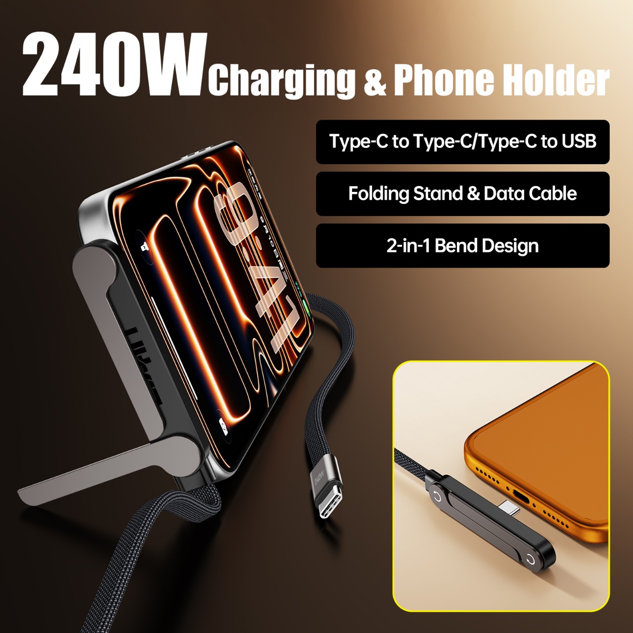 Cabo de Carregamento Rápido PD - Fast Charging Cable avaliação e preço