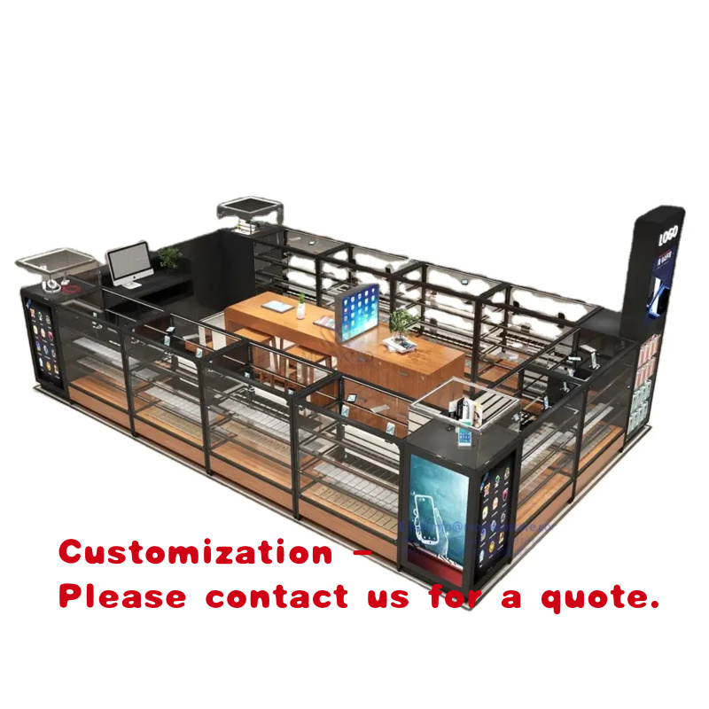 Expositor de Vidro e Metal Per - Phone Accessories Shop Design avaliação e preço