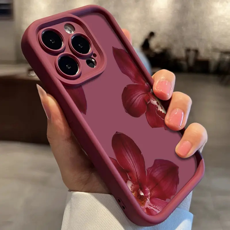 Capa de Silicone Macia com Est - Phone Accessories Red avaliação e preço