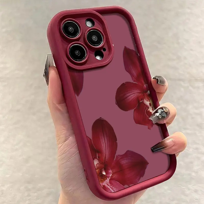 Capa de Silicone Macia com Est - Phone Accessories Red avaliação e preço