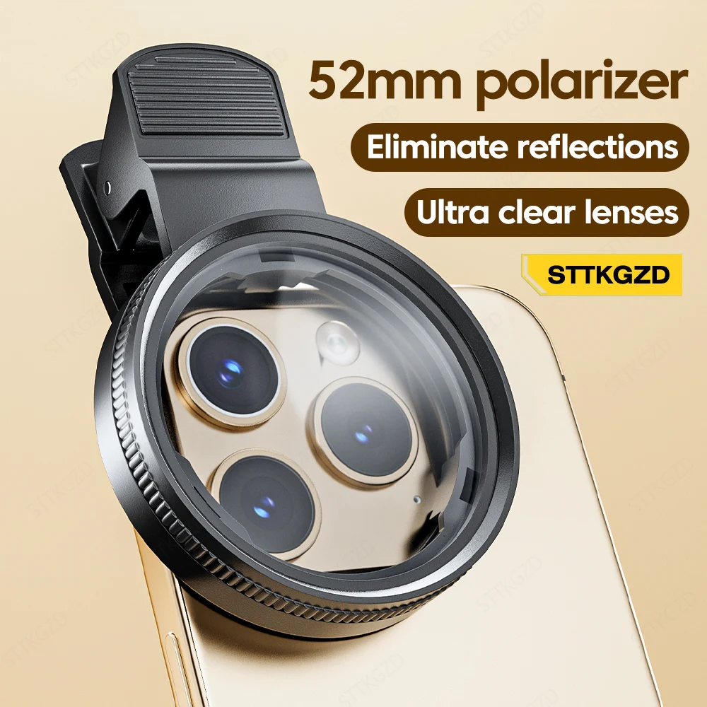 Novo 52mm cpl filtro de lente  - Lens Camera Clip avaliação e preço