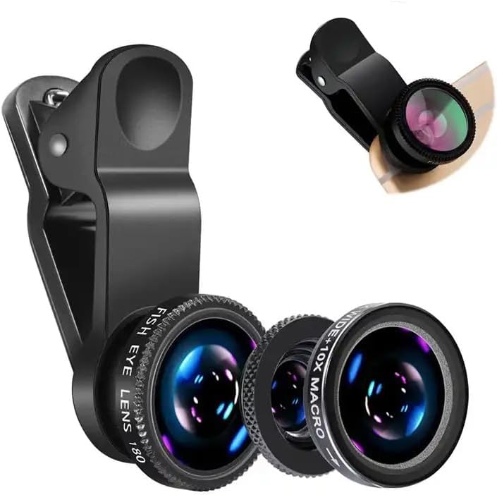 Lente de Câmera 3 em 1 Fisheye - Lens Camera Clip avaliação e preço